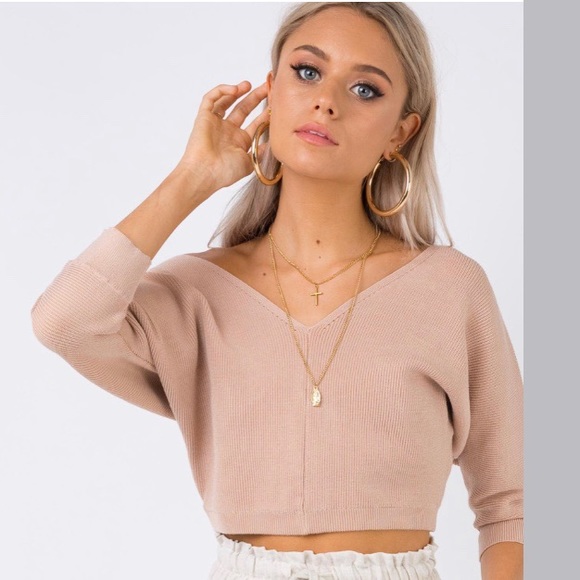 Princess Polly Sweaters - Princess Polly Off the Shoulder Sweater